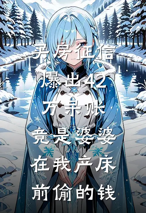 买房征信爆出42万呆账，竟是婆婆在我产床前偷的钱